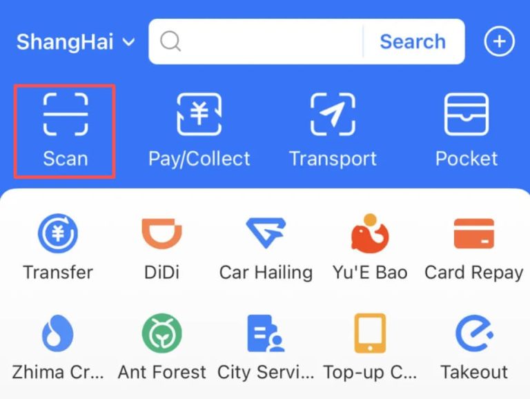 how to pay in Alipay