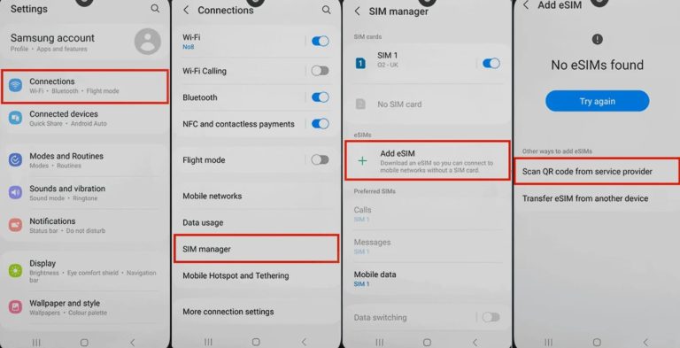 how to Install eSIM