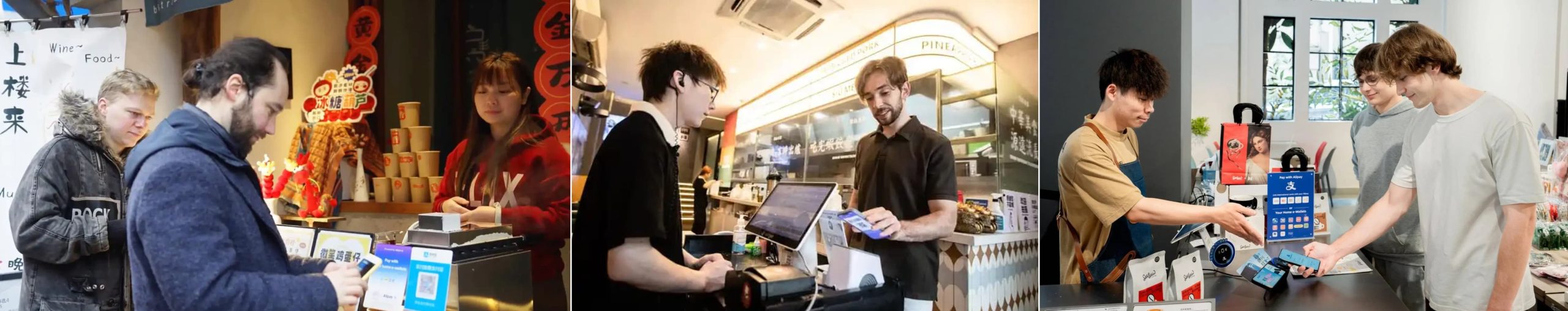 shops use QR code for payment